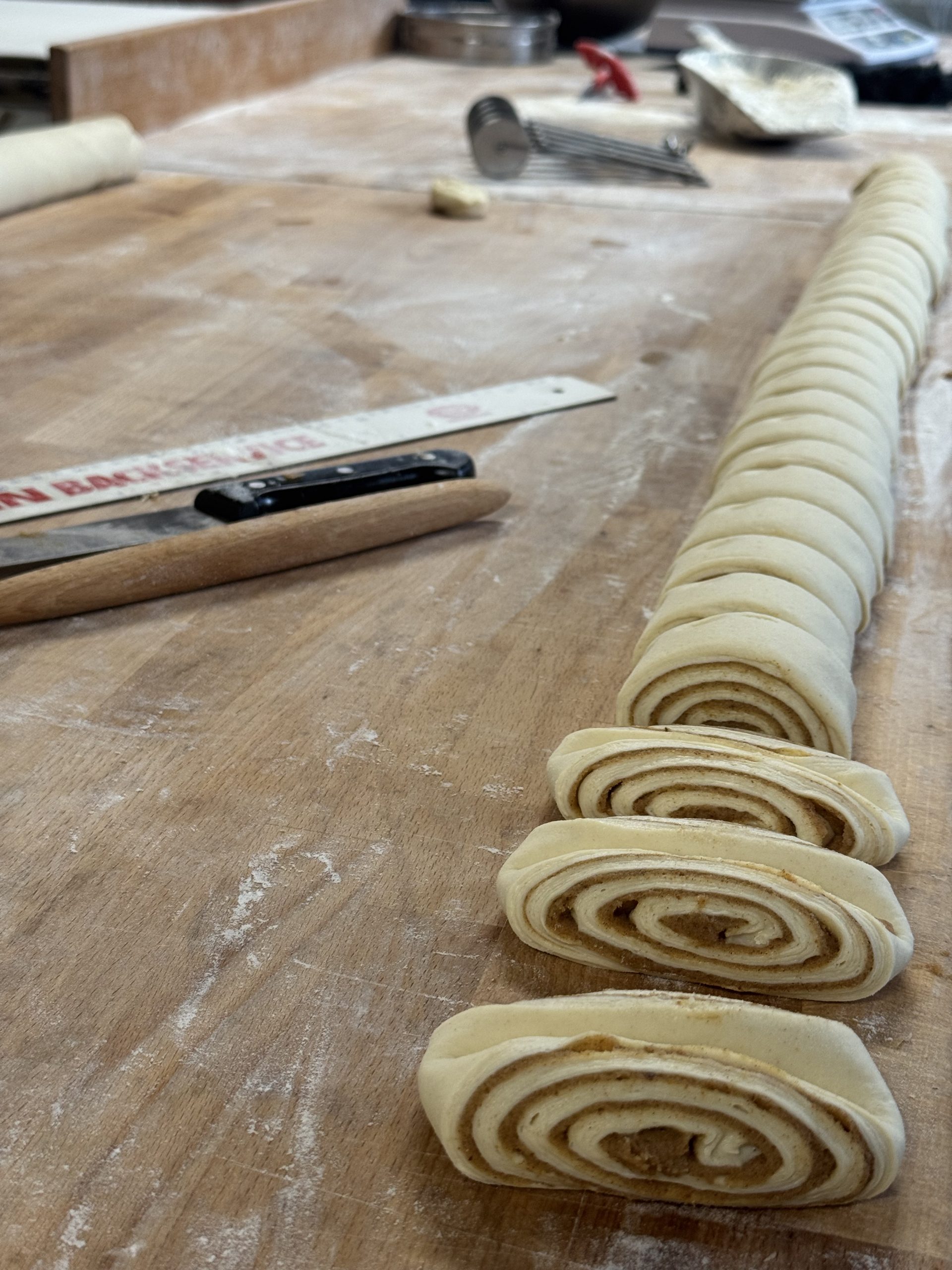 Franzbrötchen Herstellung